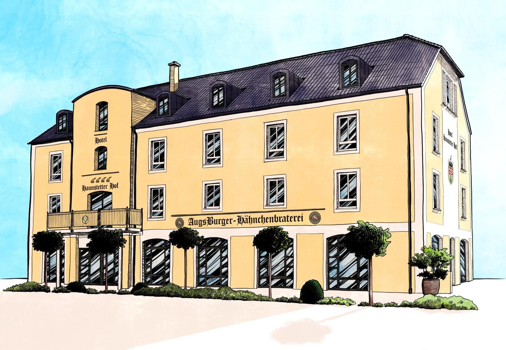 Hotel Haunstetter Hof Augsburg Ngoại thất bức ảnh